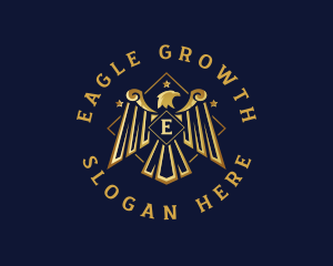 Eagle Wings Patriotic logo design