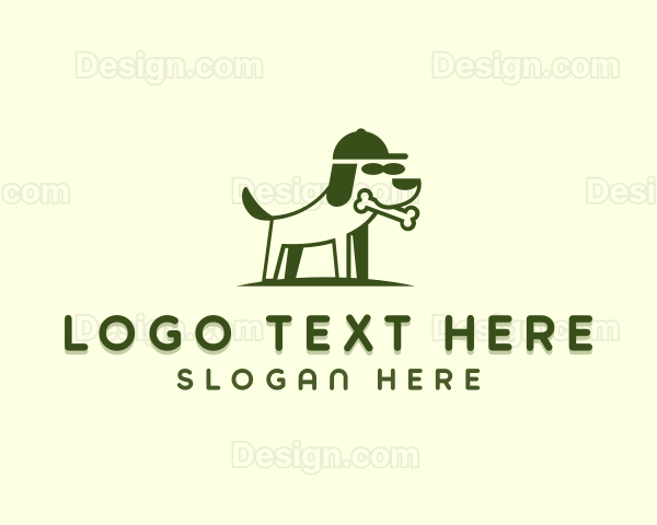 Pet Dog Bone Logo