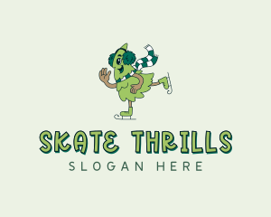 Ice Skating Tree logo design