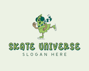 Ice Skating Tree logo design