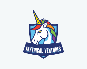 Gaming Pride Unicorn logo design