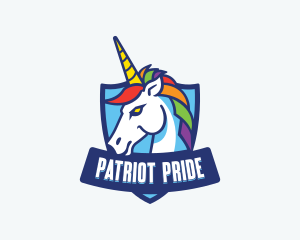 Gaming Pride Unicorn logo design