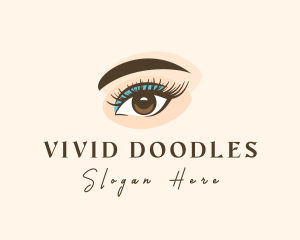 Eyelash Extension Beauty Salon logo design