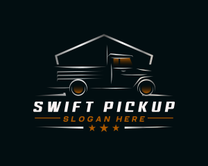 Pickup Truck Car logo