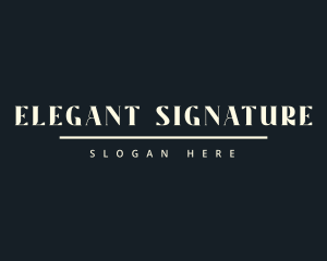 Elegant Modern Business logo design