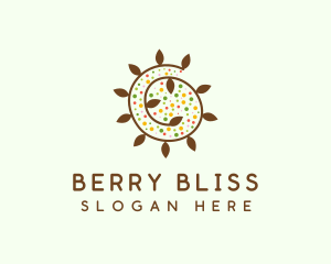 Natural Organic Swirl logo design