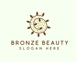 Natural Organic Swirl logo design