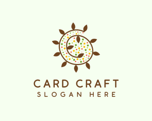 Natural Organic Swirl logo design