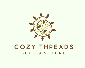 Natural Organic Swirl logo design