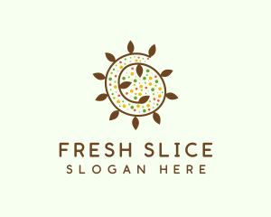 Natural Organic Swirl logo design