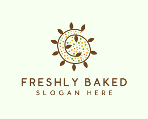 Natural Organic Swirl logo design