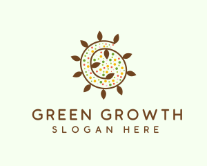 Natural Organic Swirl logo