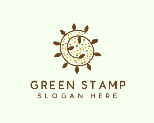 Natural Organic Swirl logo design