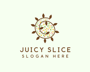 Natural Organic Swirl logo design