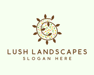 Natural Organic Swirl logo