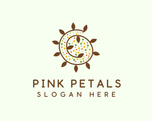 Natural Organic Swirl logo design