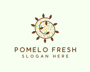 Natural Organic Swirl logo design