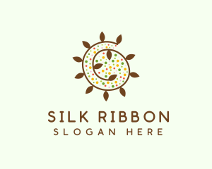 Natural Organic Swirl logo design