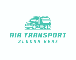 Tanker Truck Transportation Delivery logo design