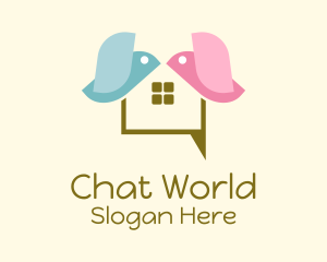 Bird House Chat logo design