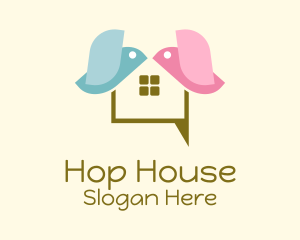 Bird House Chat logo design