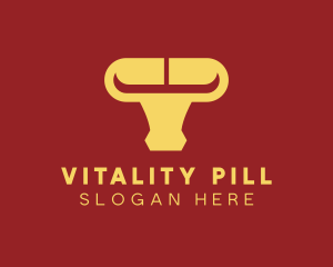 Medical Bull Capsule   logo design