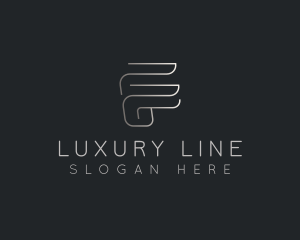 Elegant Luxurious Business Letter F logo design