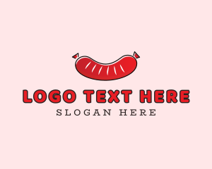 Sausage Deli Food logo