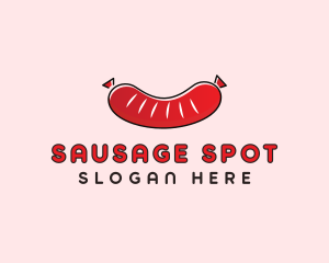 Sausage Deli Food logo design