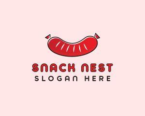 Sausage Deli Food logo design