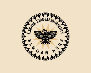 Tribal Ethnic Thunderbird  logo