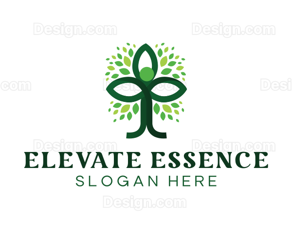 Eco Tree Person Logo