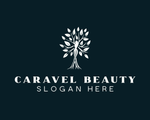 Organic Woman Beauty logo design