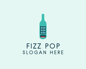 Bottle Beverage Vending  logo design