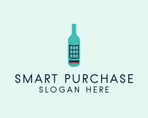 Bottle Beverage Vending  logo design