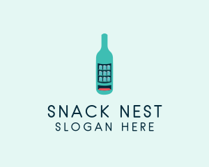 Bottle Beverage Vending  logo design