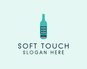 Bottle Beverage Vending  logo design