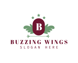  Wing Leaf Fashion Boutique logo design