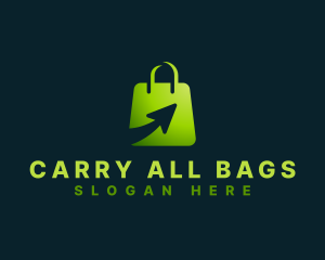 Shopping Bag Arrow logo