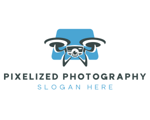 Multimedia Drone Photography logo design