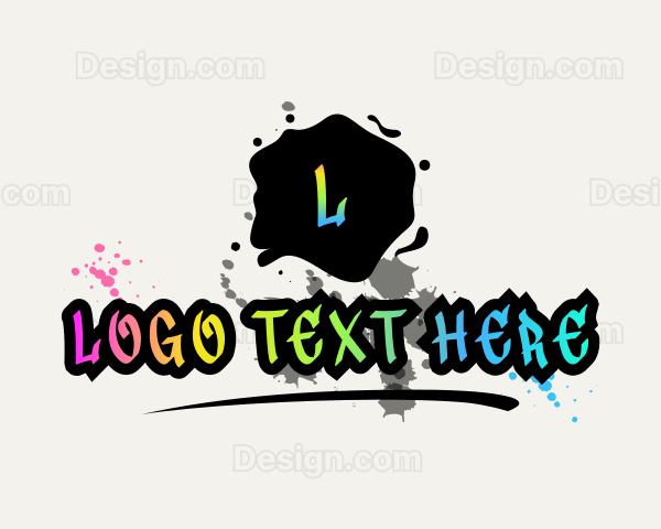 Graffiti Mural Art Logo