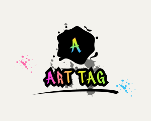 Graffiti Mural Art logo design