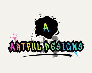 Graffiti Mural Art logo design