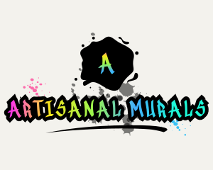 Graffiti Mural Art logo design