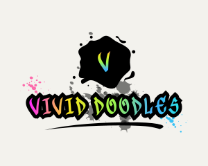 Graffiti Mural Art logo design