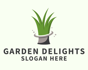 Magic Grass Garden logo design