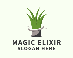 Magic Grass Garden logo design