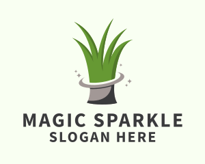 Magic Grass Garden logo design