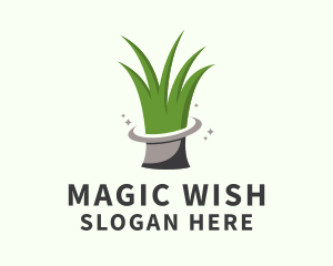 Magic Grass Garden logo design