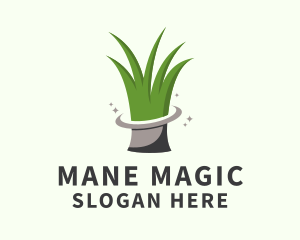 Magic Grass Garden logo design